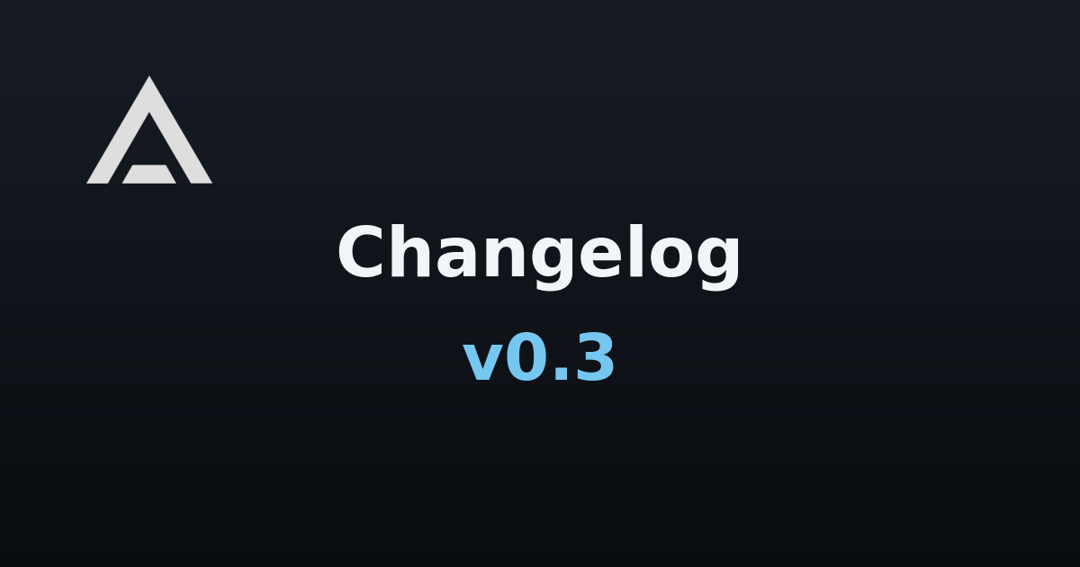 Agent Zero v0.3 changelog banner