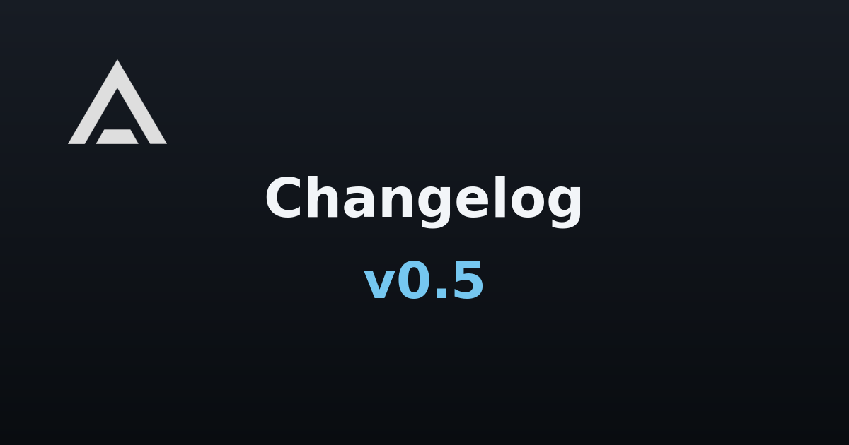 Agent Zero v0.5 changelog banner