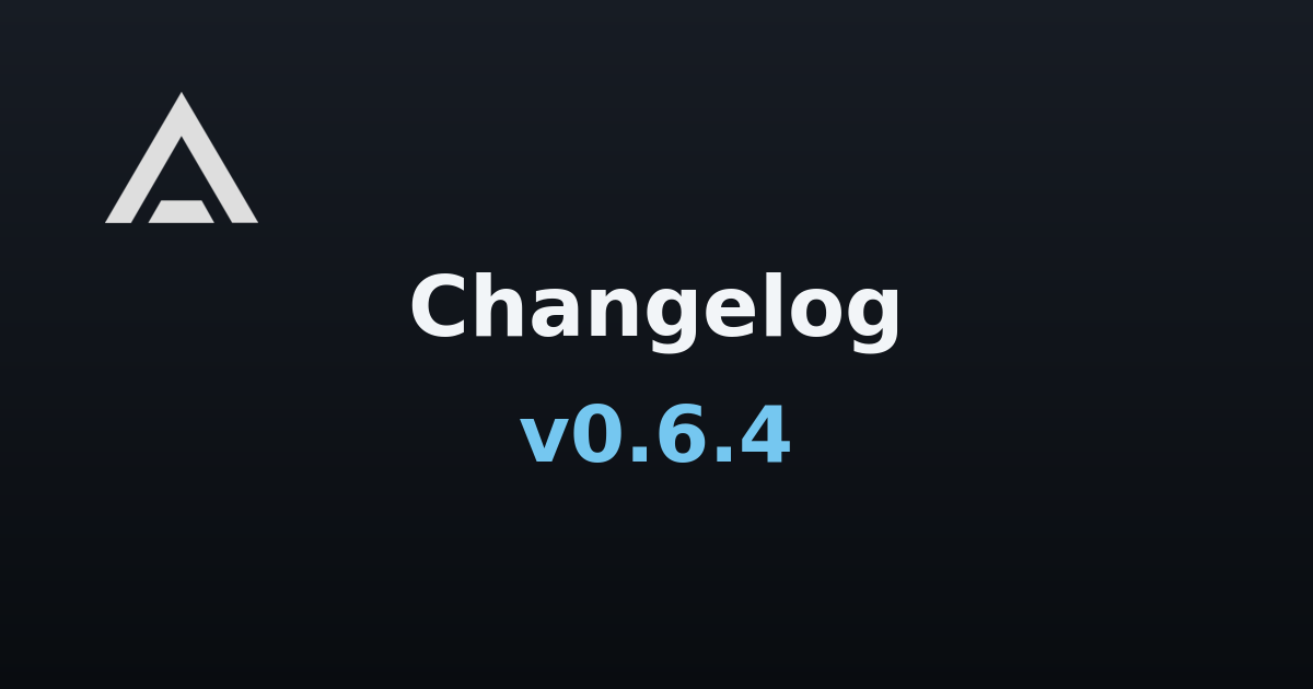 Agent Zero v0.6.4 changelog banner