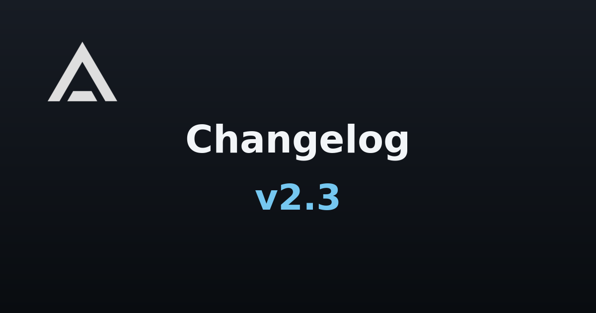 Agent Zero v2.3 changelog banner