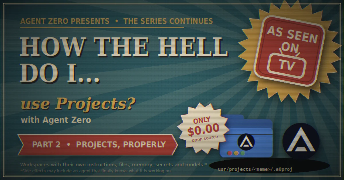 How the hell do I use Projects? Part 2: Projects, Properly