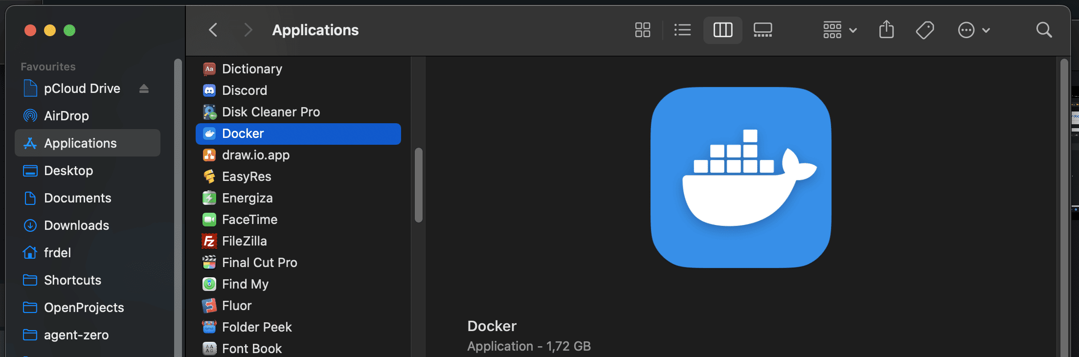 Docker Desktop macOS installation